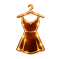 Glowing dress form representing personalized outfit styling