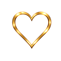 Glowing heart representing personal style preferences